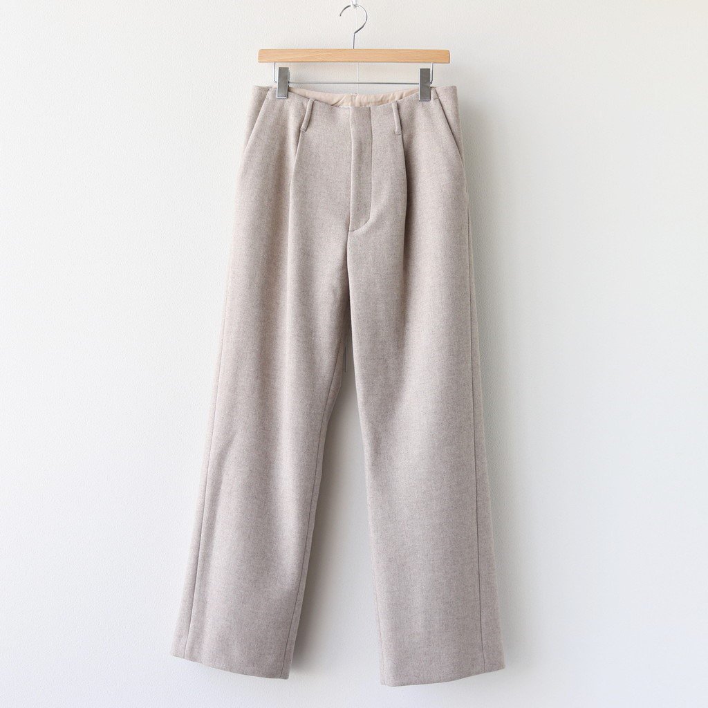 ゆったり柔らか AURALEE melton wide slacks pants メルトンパンツ