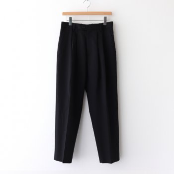 WIDE TAPERED TROUSERS #BLACK [ST.178-1] _ stein | シュタイン