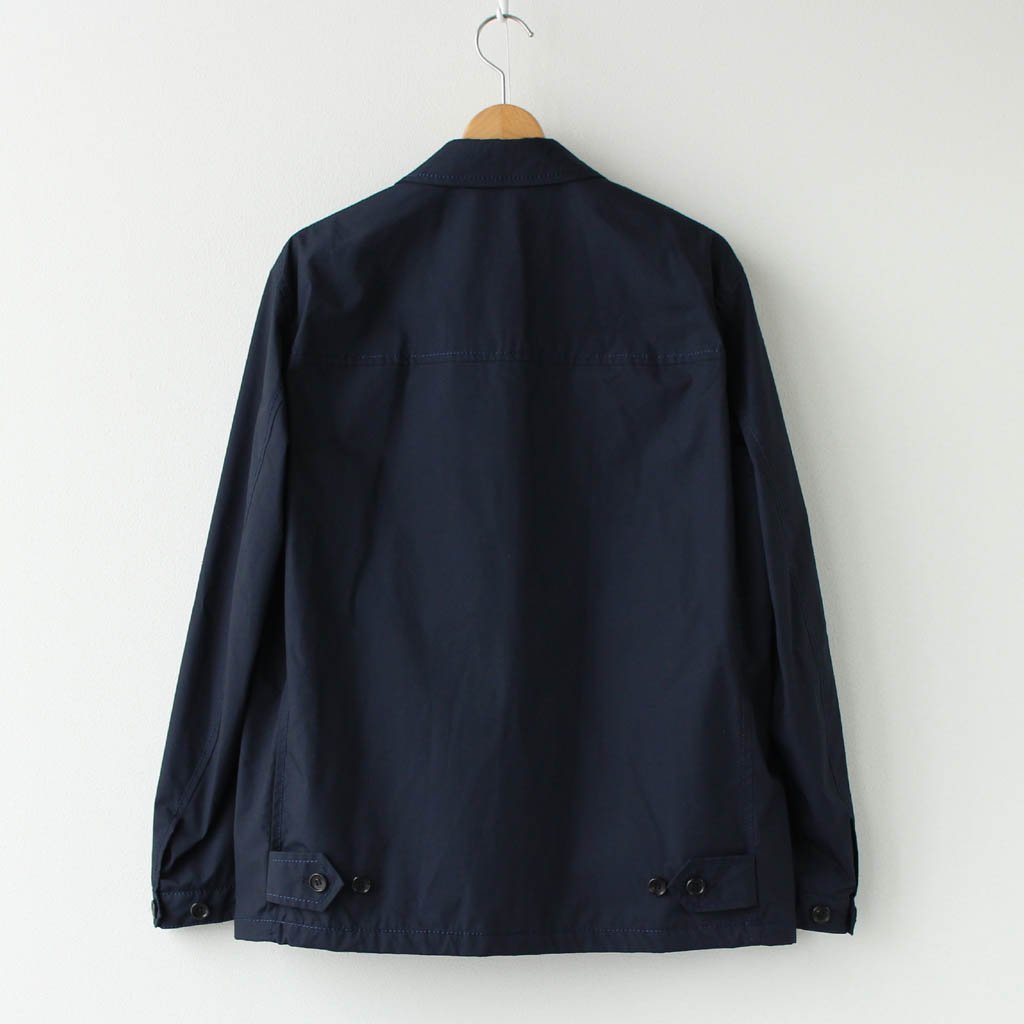 COMME des GARCONS HOMME / 綿エステルオックス ジップブルゾン NAVY