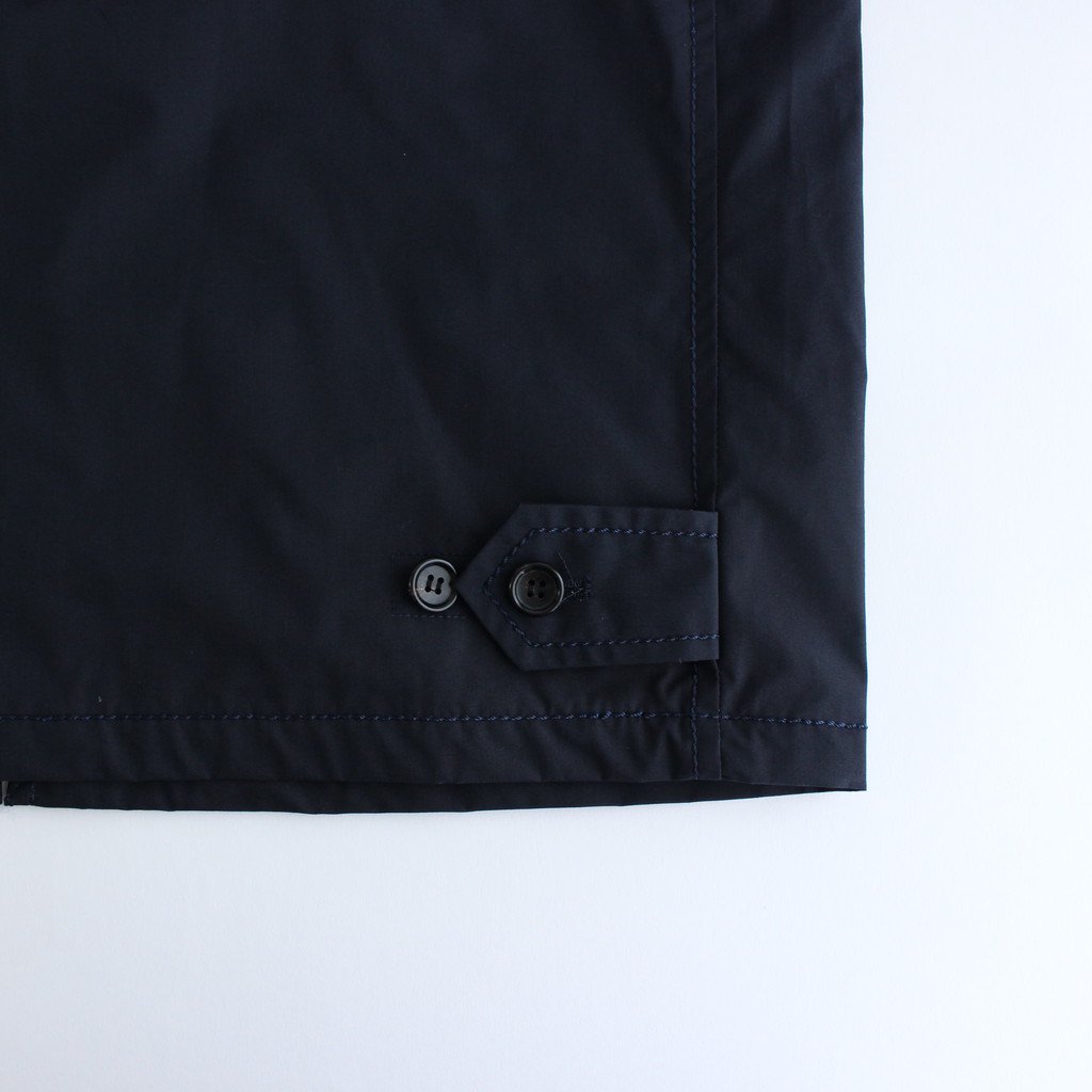 COMME des GARCONS HOMME / 綿エステルオックス ジップブルゾン NAVY