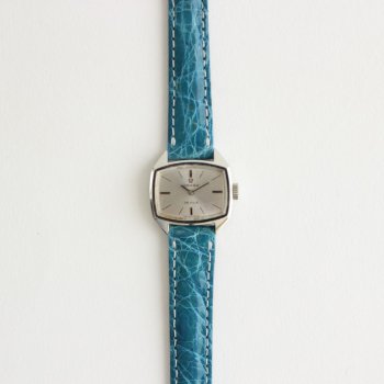 DE VILLE 70S HAND-WOUND WATCH #BLUE LEATHER STRAP / SILVER DIAL & SILVER CASE [BR180006] _ Select - Watches | 腕時計