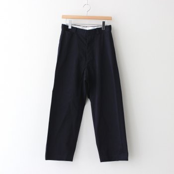 CHINO CLOTH PANTS WIDE STRAIGHT #NAVY [60654] _ YAECA | ヤエカ