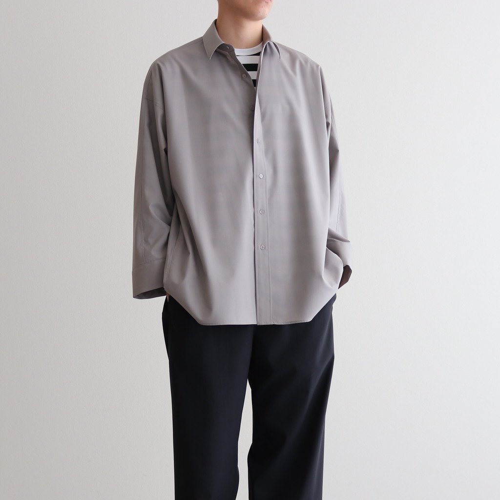 グラフペーパー Fine Wool Tropical Yoke Sleeve | nate-hospital.com