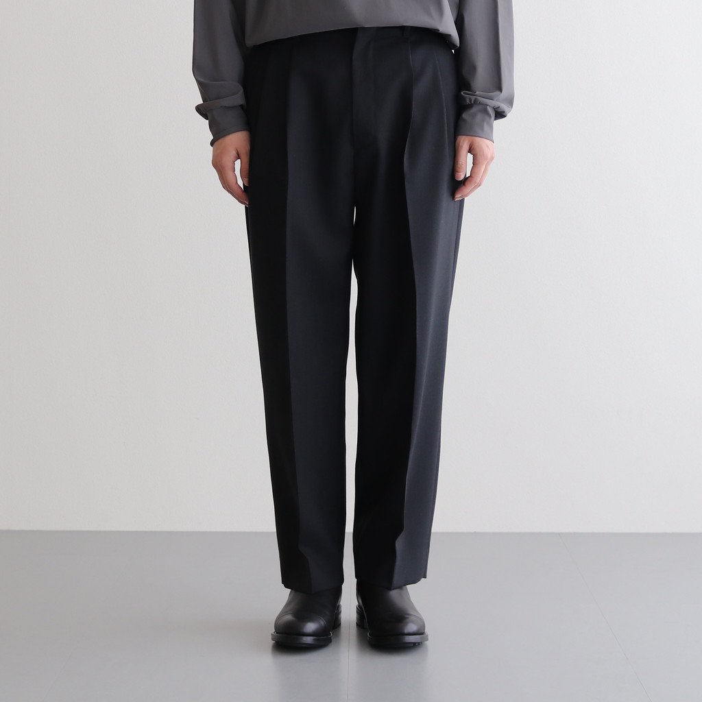 stein EX WIDE TAPERED TROUSERS CASHMERE-