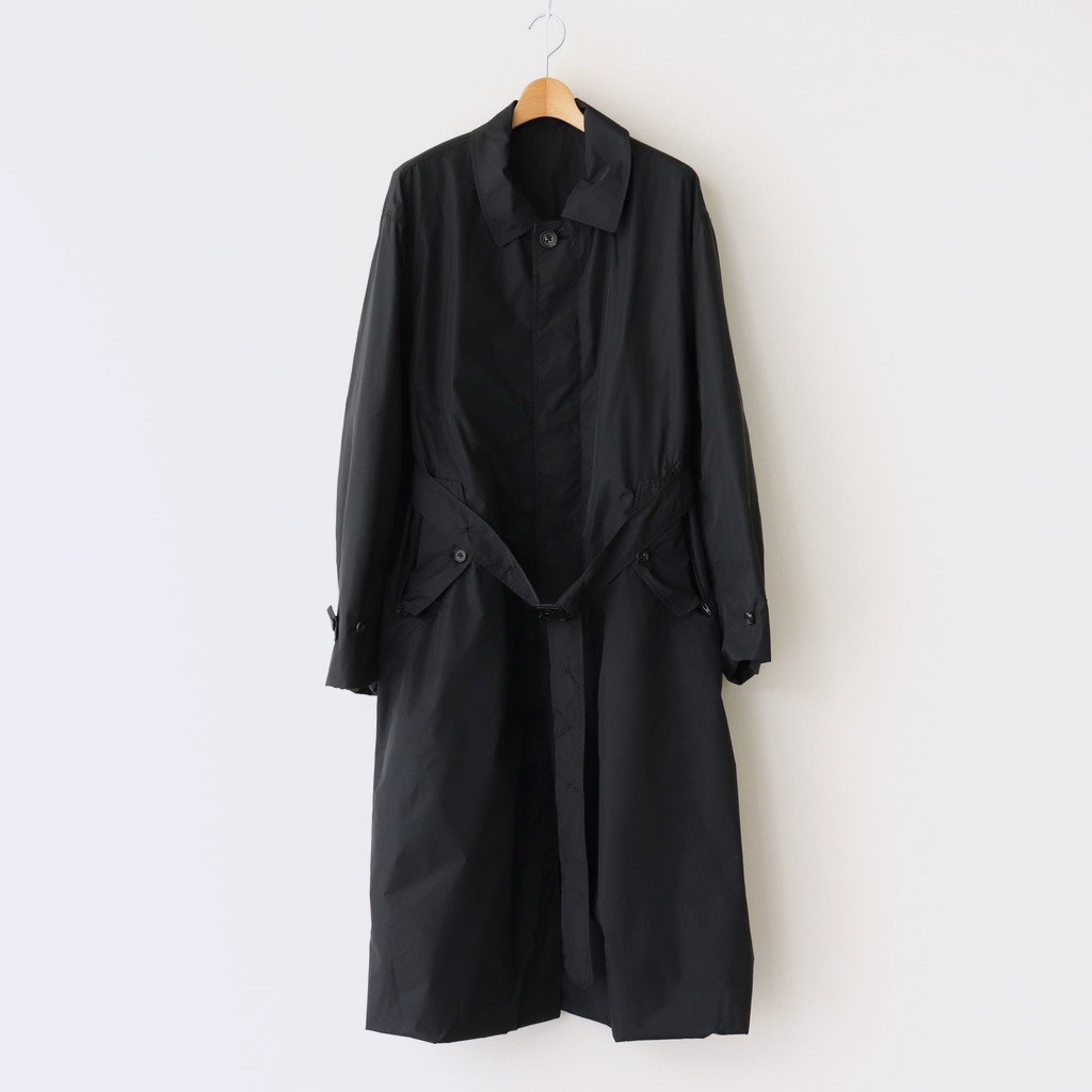 stein / OVERSIZED WIND COAT BLACK