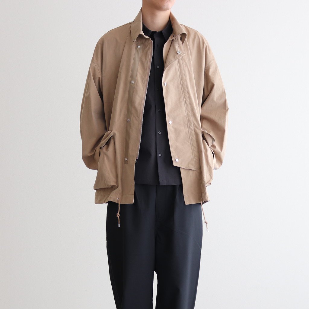 AURALEE WASHED FINX RIPSTOP CHAMBRAY BIG FIELD BLOUSON - メンズ ...