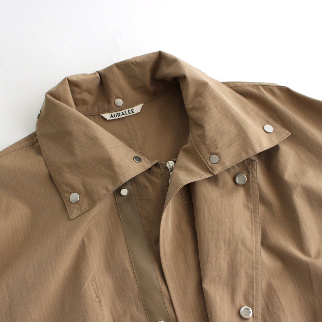 正規取扱店 T W Gabardine Rib Collar Long Shirt 新品 asakusa.sub.jp