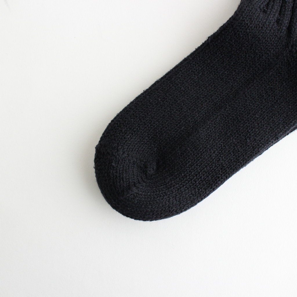 Cotton Silk Socks Navy Yaeca ヤエカ