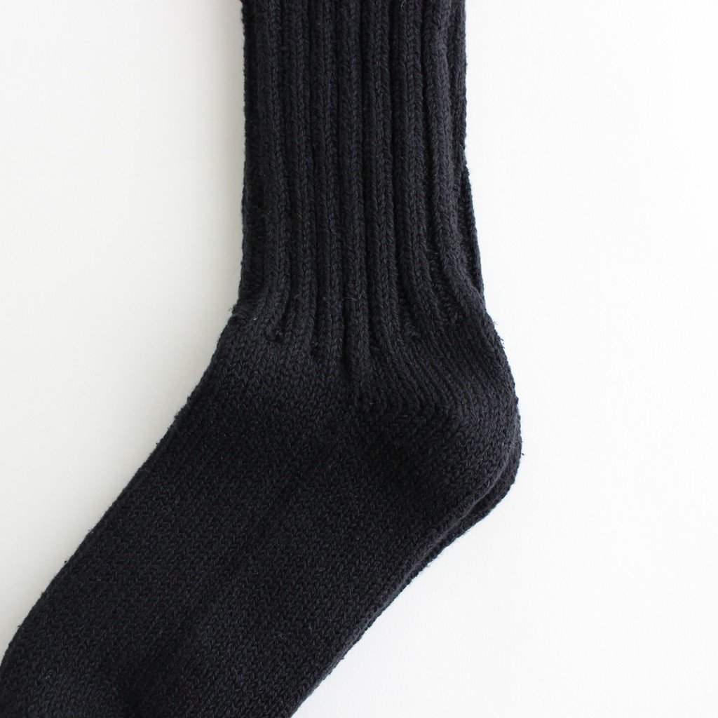 Cotton Silk Socks Navy Yaeca ヤエカ