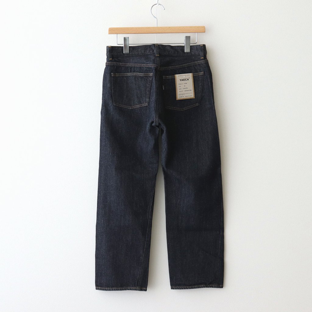 DENIM PANTS STRAIGHT #INDIGO [4-12W] _ YAECA | ヤエカ