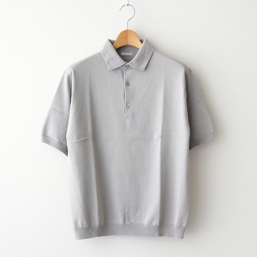 COTTON KNIT POLO #GREEN [L2101-K001] _ LENO | リノ