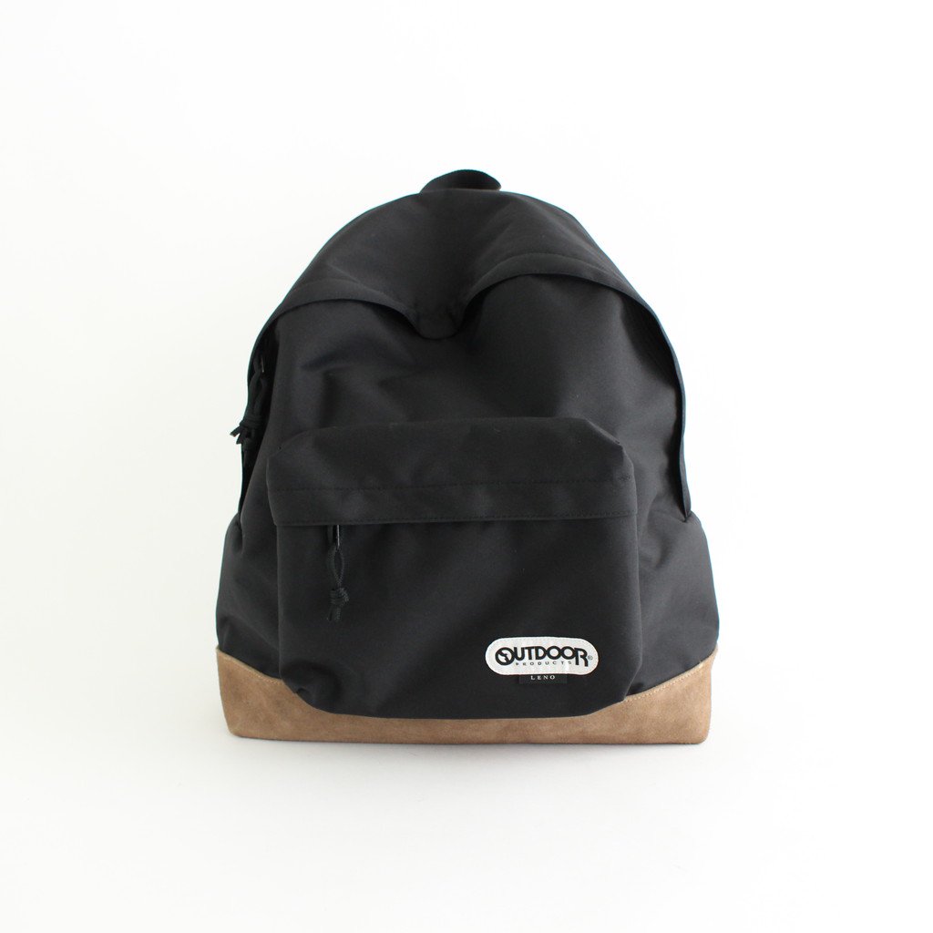 LENO / LENO×OUTDOOR PRODUCTS DAYPACK BLACK×BEIGE SUEDE