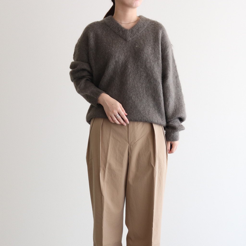 AURALEE BRUSHED SUPER KID MOHAIR KNIT 公式オンラインストア safetec