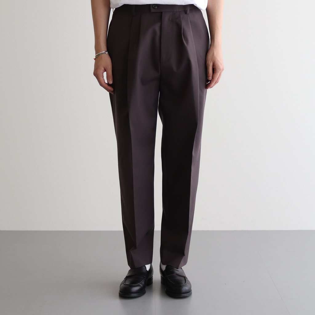 22AW Stein シュタイン Wide Tapered Trousers M