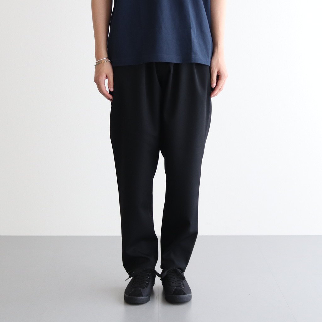 Graphpaper SELVAGE WOOL CHEF PANTS BLACK | vrealitybolivia.com