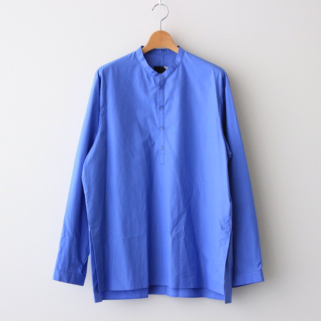 22AW ATON SUVIN BROAD BAND COLLAR SHIRT-