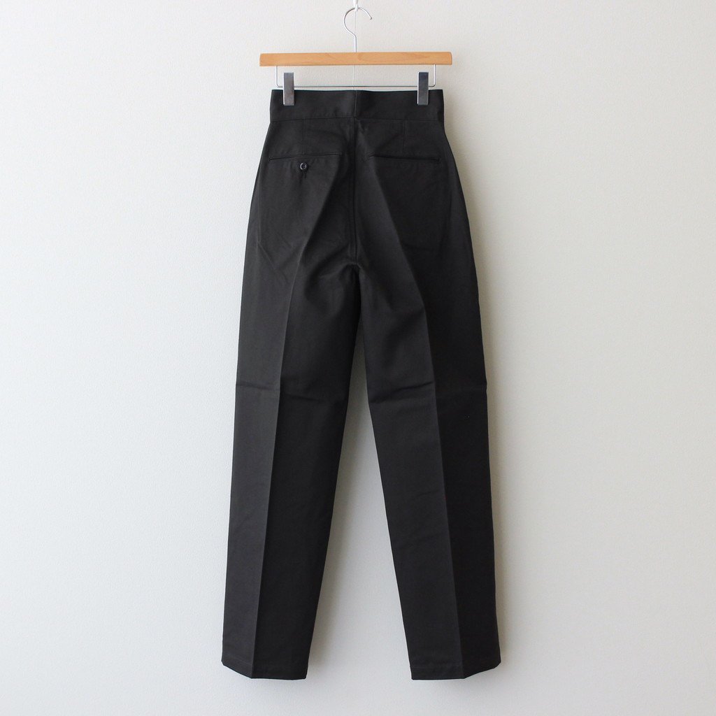 LENO / DOUBLE BELTED GURKHA TROUSERS CHARCOAL