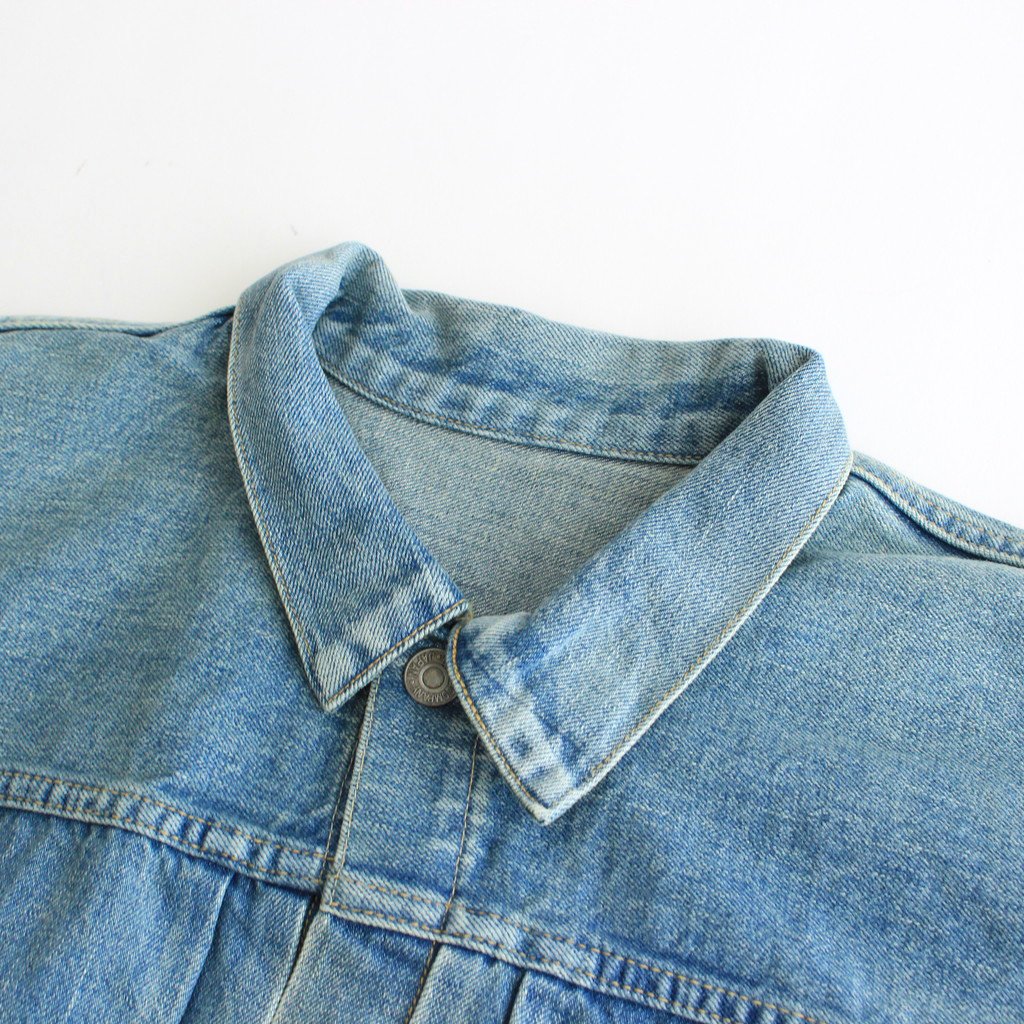 BRENDA BIG TRUCKER JACKET 《FADE INDIGO》 #FADE INDIGO [H2102