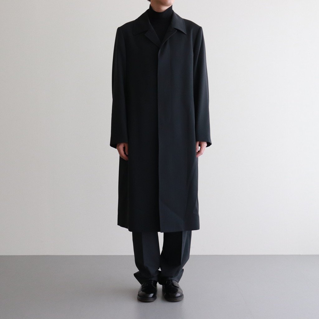 オーラリー WOOL GABARDINE HOODED LINER COAT - ステンカラーコート