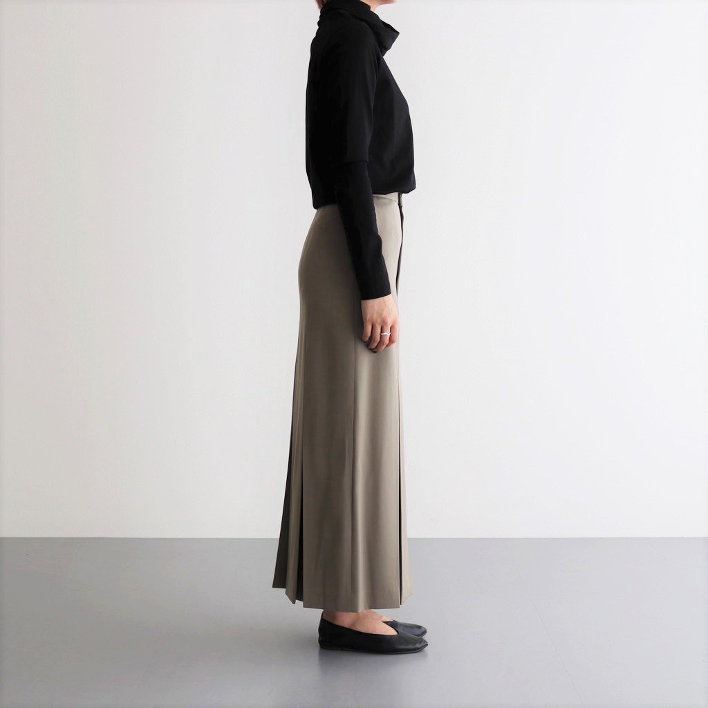 公式・特典付  skirt gabardine max wool light auralee ロングスカート