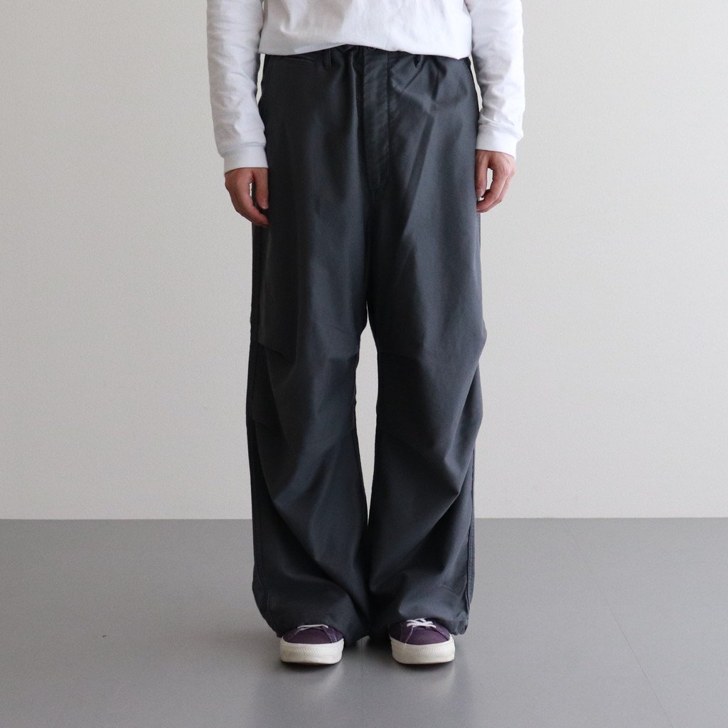 LIGHT MOLESKIN OVERSIZED PANTS #C.GRAY [GM213-40087] _ Graphpaper