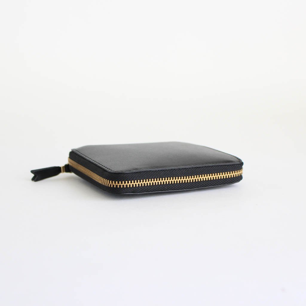 Wallet COMME des GARCONS / 二つ折りZIP財布 - CLASSIC LEATHER LINE BLACK