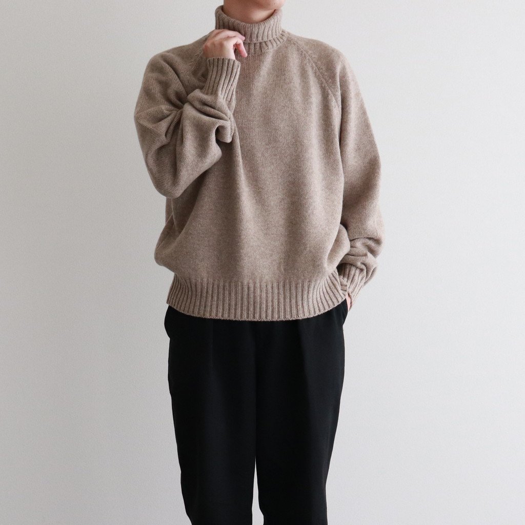 stein EX Fine Lambs Loose High Neck Knit | eclipseseal.com