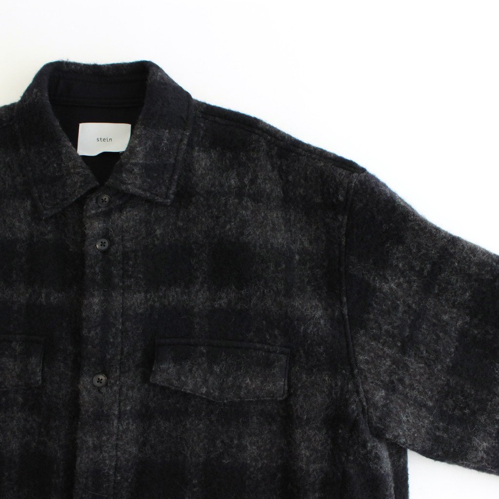 stein / OVERSIZED BLANKET CPO SHIRT JACKET SHADOW CHECK