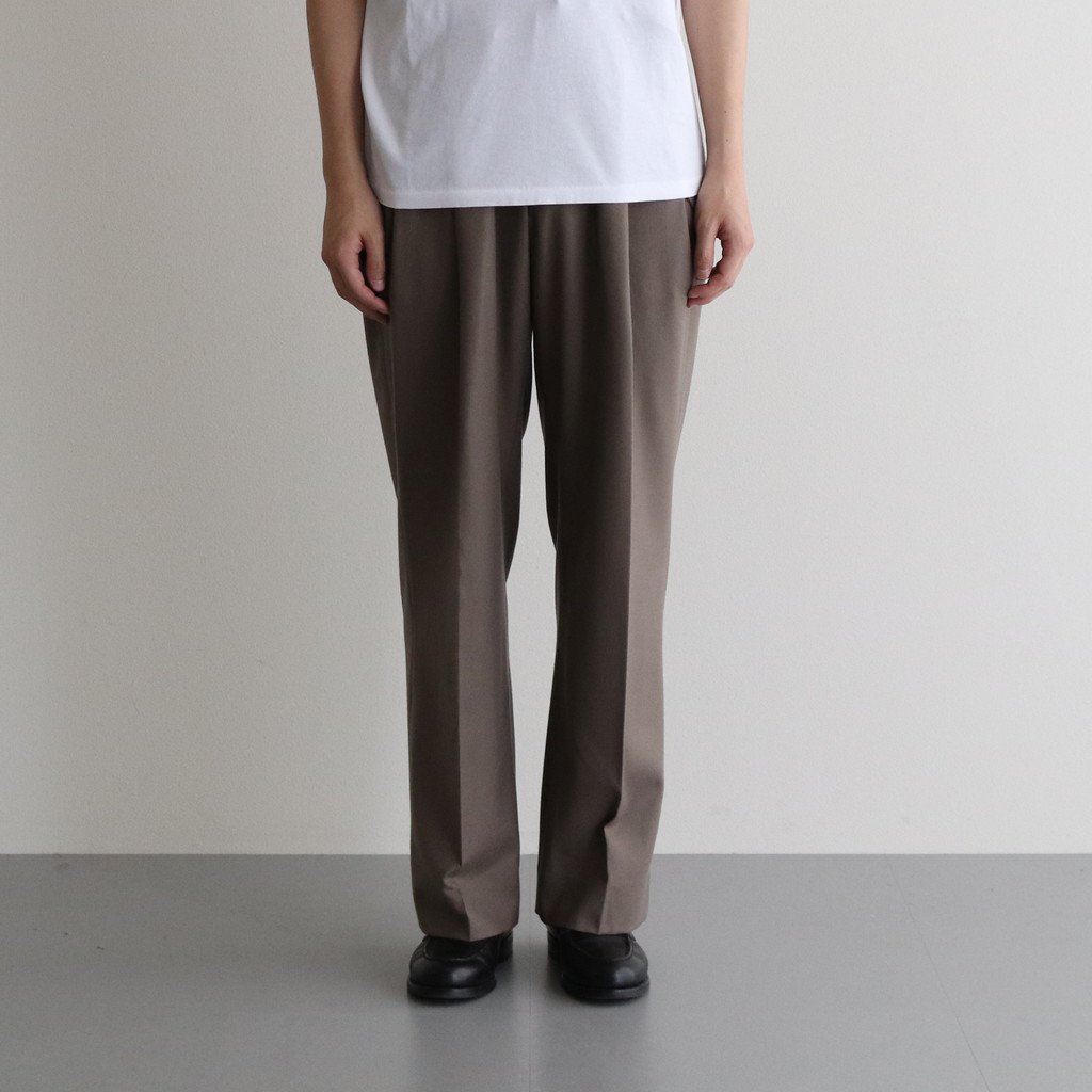 yoke 完売品BELTED 2TUCK WIDE TROUSERS | kensysgas.com