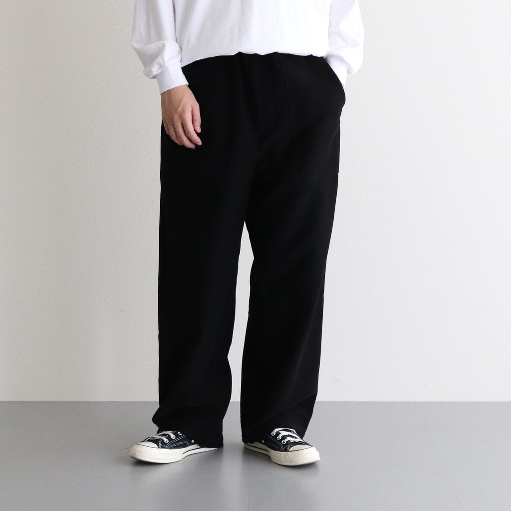 洗濯機可 HIGH DENSITY MOLESKIN BELTED BAKER PANTS - スラックス