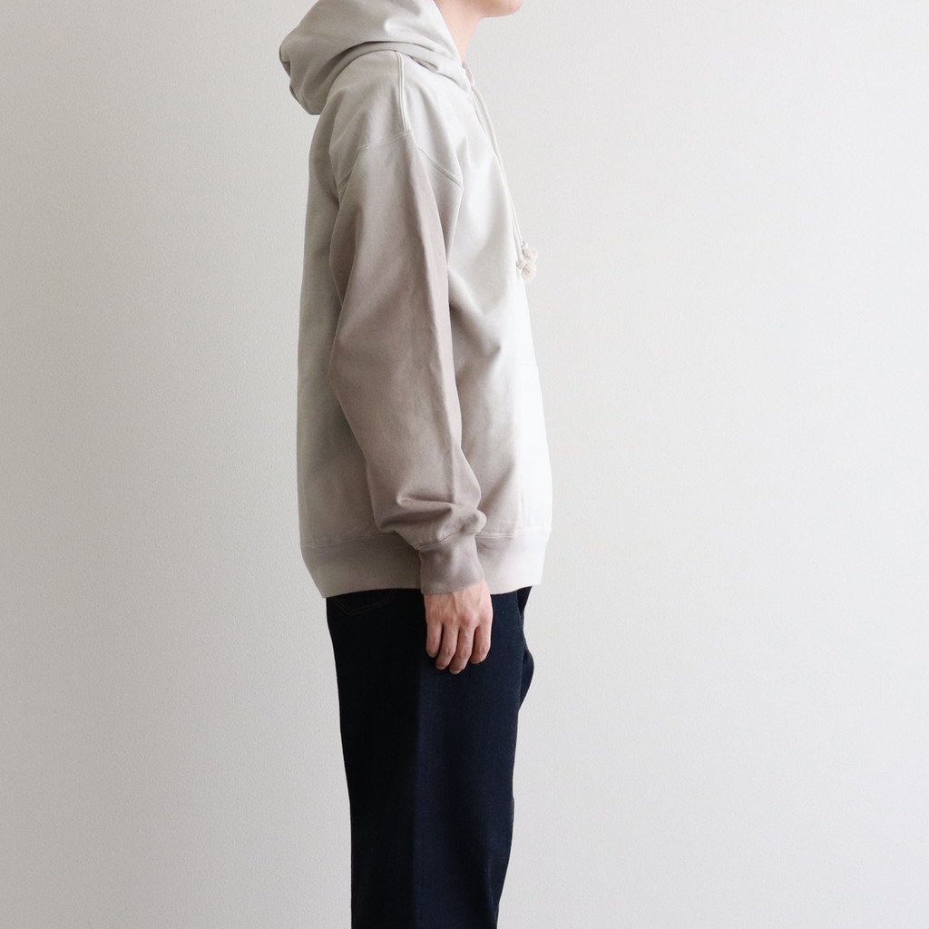 高速配送 AURALEE GRADATION DYED SWEAT P/O PARKA - トップス