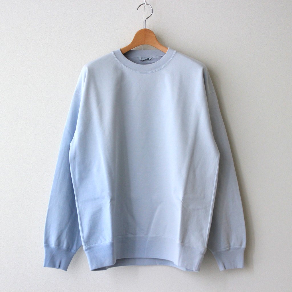 オーラリー Organic Cotton Compact Sweat P/O-