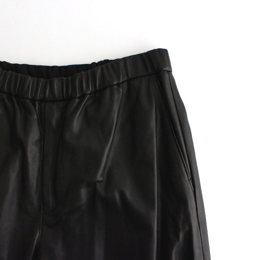 Graphpaper / SHEEP LEATHER EASY PANTS BLACK