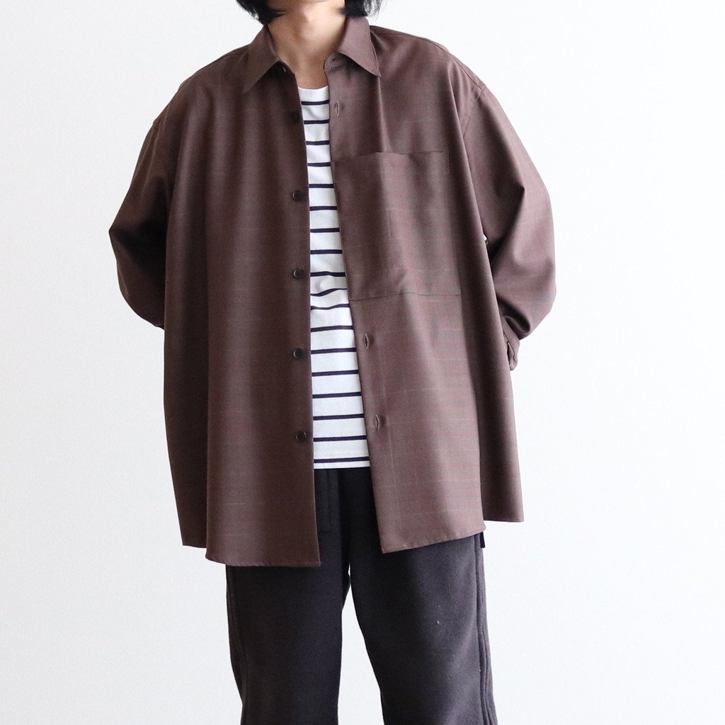 YOKE OVERSIZED BIG POCKET SHIRT - シャツ