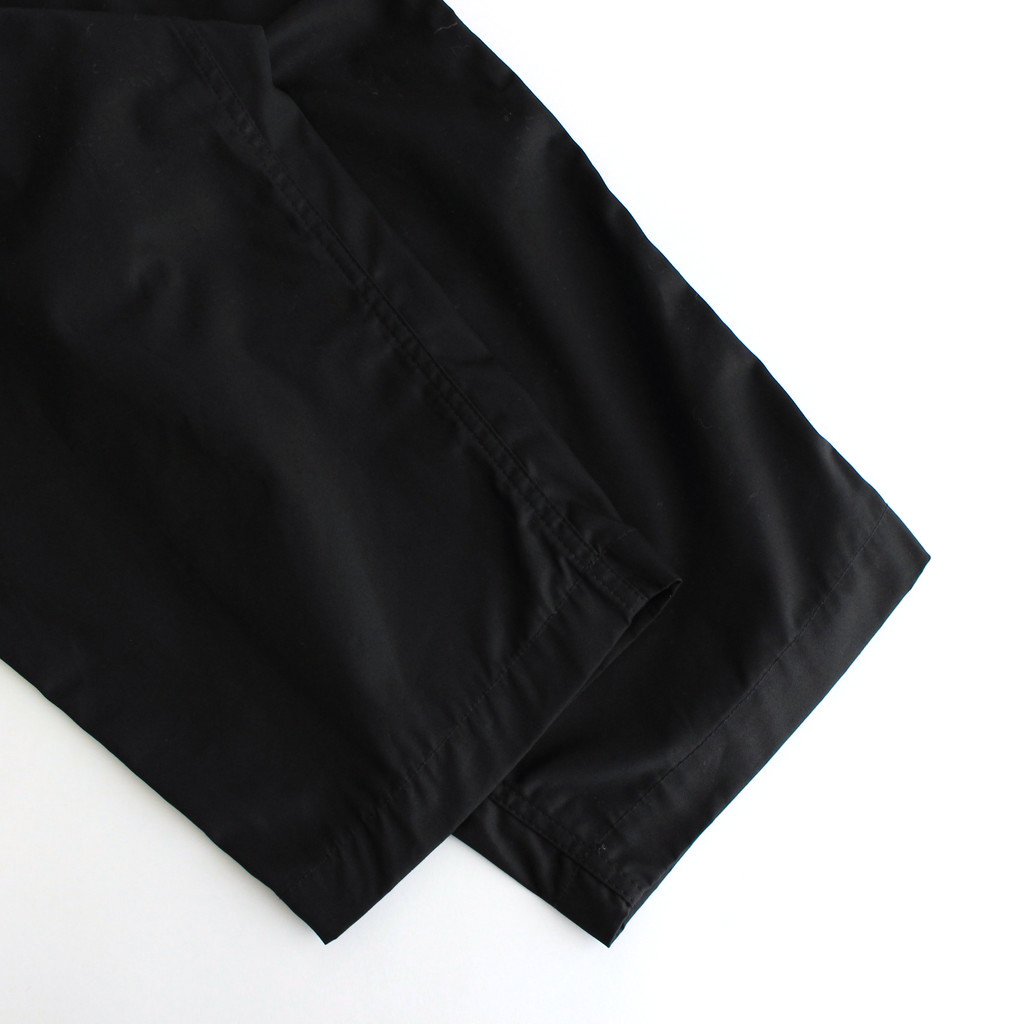 COMME des GARCONS HOMME / 綿ギャバタックワイドサルエルパンツ BLACK