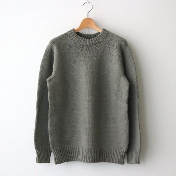 HAND KNITTED SWEATER #SAND BEIGE [H2102-K001] _ LENO | リノ