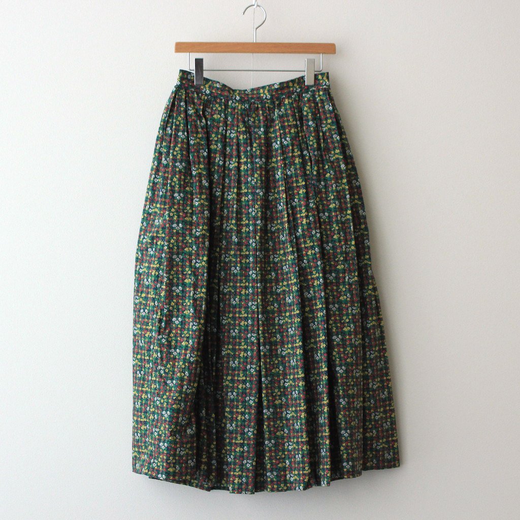 YAECA / TUCK SKIRT MARIA AND CHECK