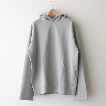 COMPACT TERRY ROLL-UP SLEEVE HOODIE #GRAY [GM221-70180] _ Graphpaper | グラフペーパー