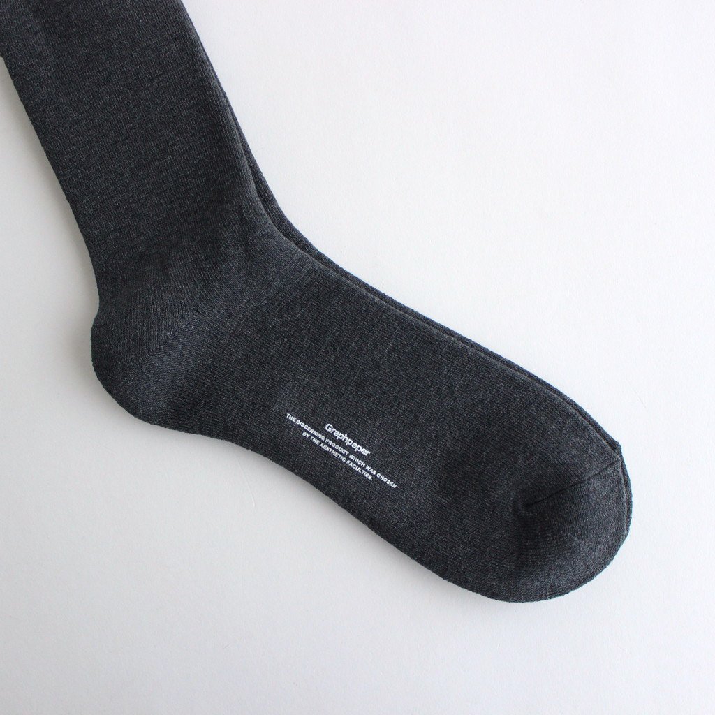 Graphpaper socks グラフペーパー ソックス ピンク 1足 - ソックス