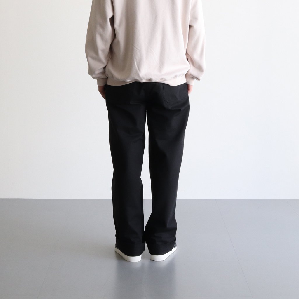 22SS AURALEE FX CHINO BELTED PANT - ワークパンツ