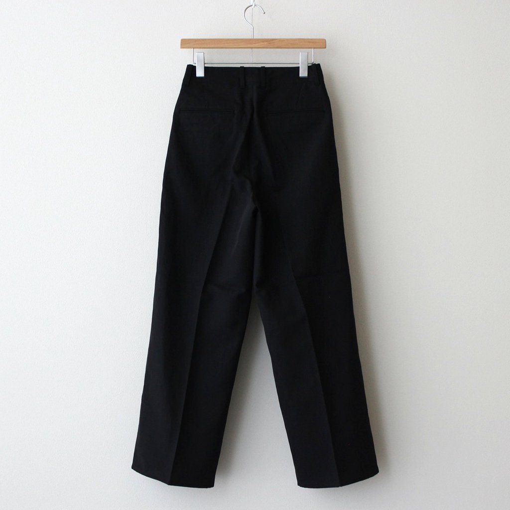 HARD TWIST FINX LINEN CHINO PANTS #BLACK [A22SP02LC] _ AURALEE