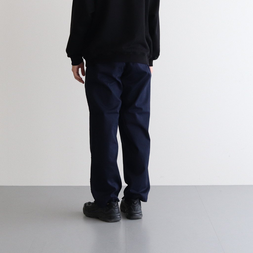 Graphpaper / WESTPOINT CHINO TUCK TAPERED PANTS NAVY