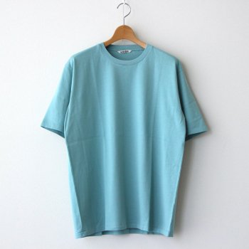 LUSTER PLAITING TEE #TURQUOIS BLUE [A00ST02GT] _ AURALEE | オーラリー
