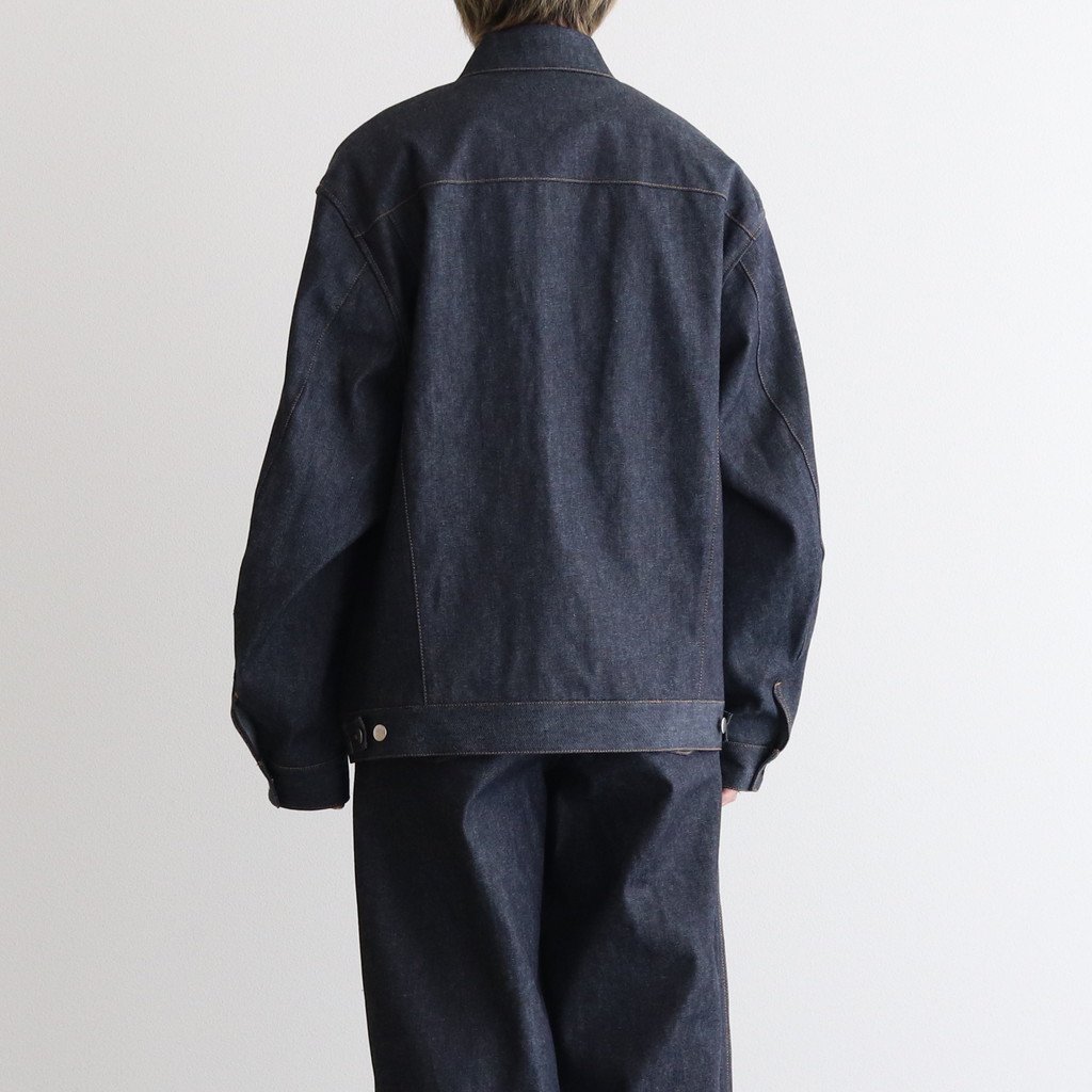 stein CASHMERE DENIM FLY FRONT JACKET | ochge.org