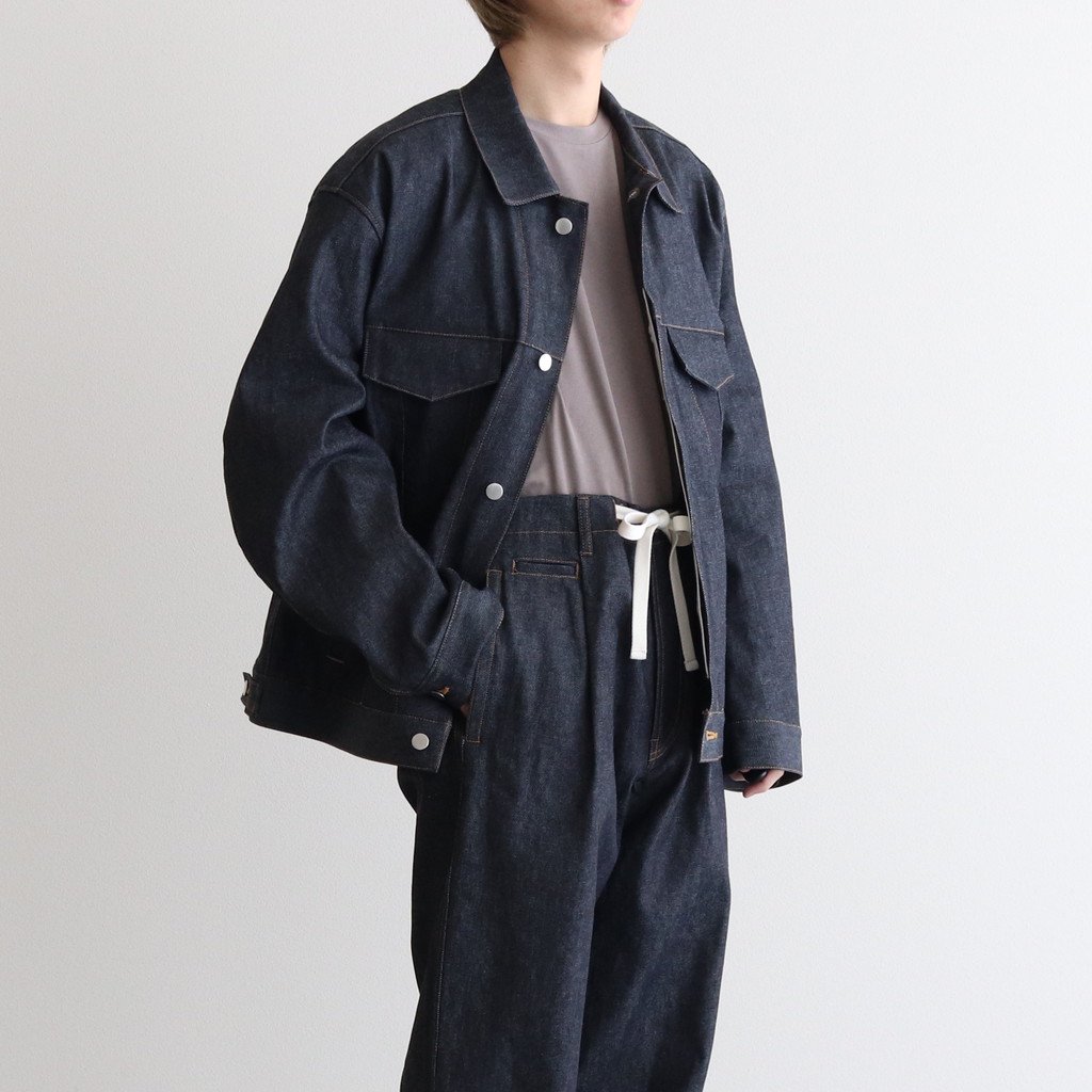 男女兼用 stein 「CASHMERE DENIM FLY FRONT JACKET | www.aosfiji.org