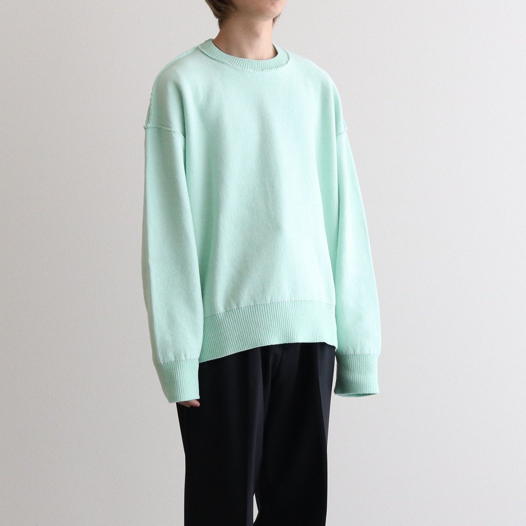 ショップニュース一覧 stein MOLE YARN INSIDEOUT CARDIGAN MINT