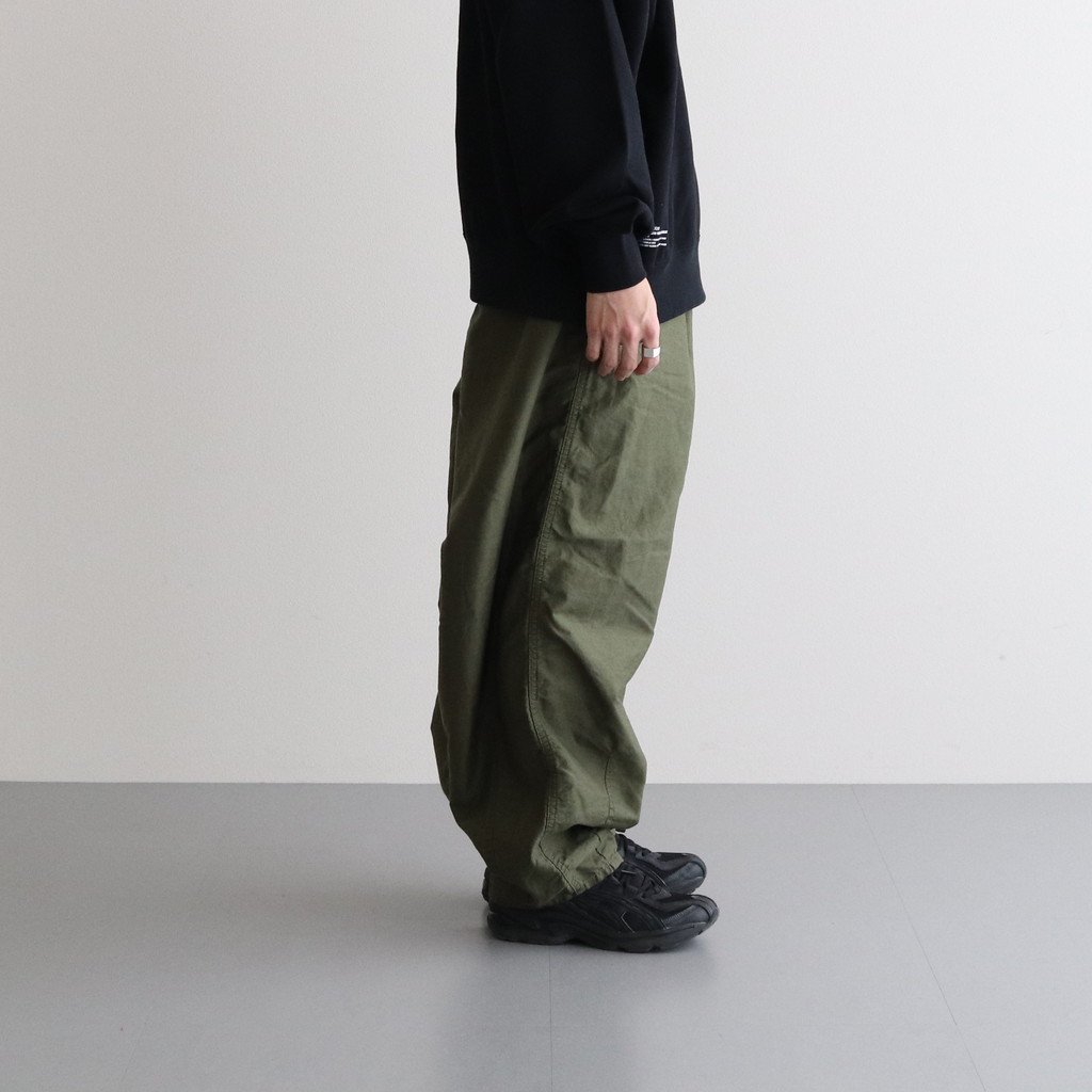 Cotton Linen Moleskin Flatique Pants 2 - ワークパンツ