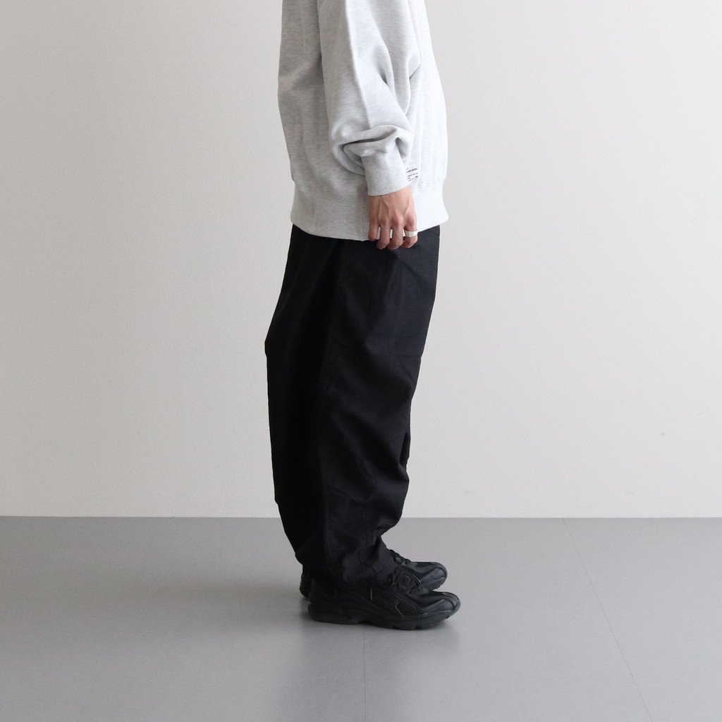 COTTON LINEN MOLESKIN PARACHUTE PANTS - ワークパンツ