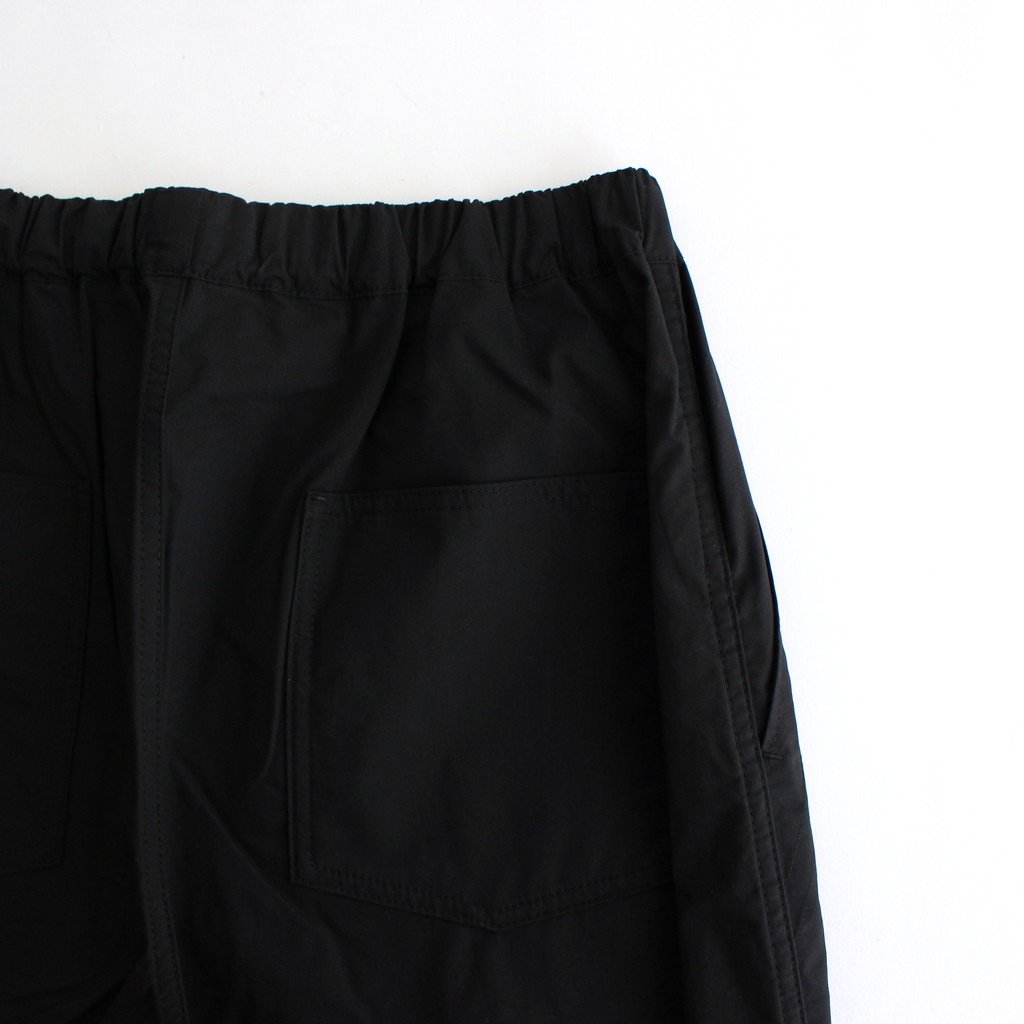 COMME des GARCONS HOMME / 綿タイプライタークロスベイカーパンツ BLACK