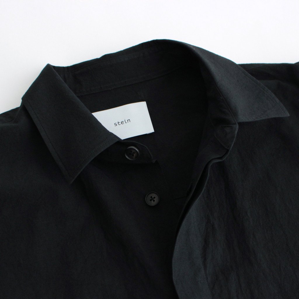 stein / OVERSIZED MILITARY SHIRT BLACK